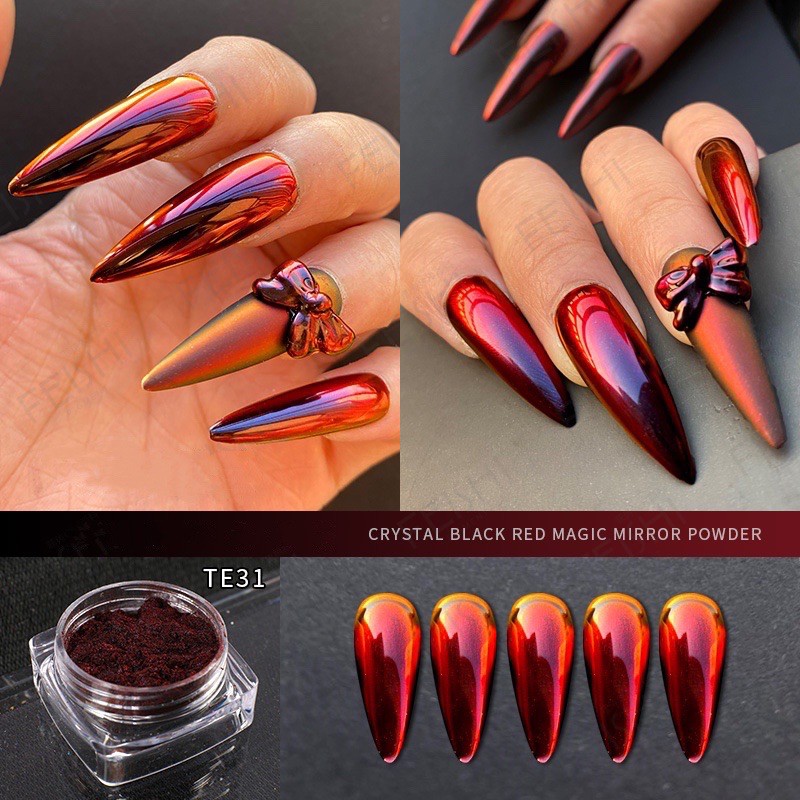bột tráng gương trang trí nail