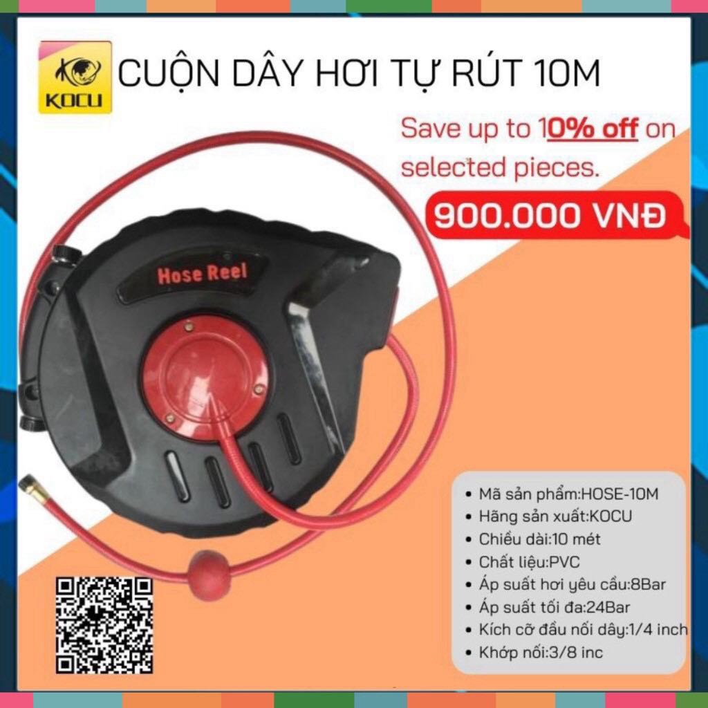 DÂY HƠI TỰ RÚT CAO CẤP HOSE REEL 10M - 15M DÂY HƠI YATO