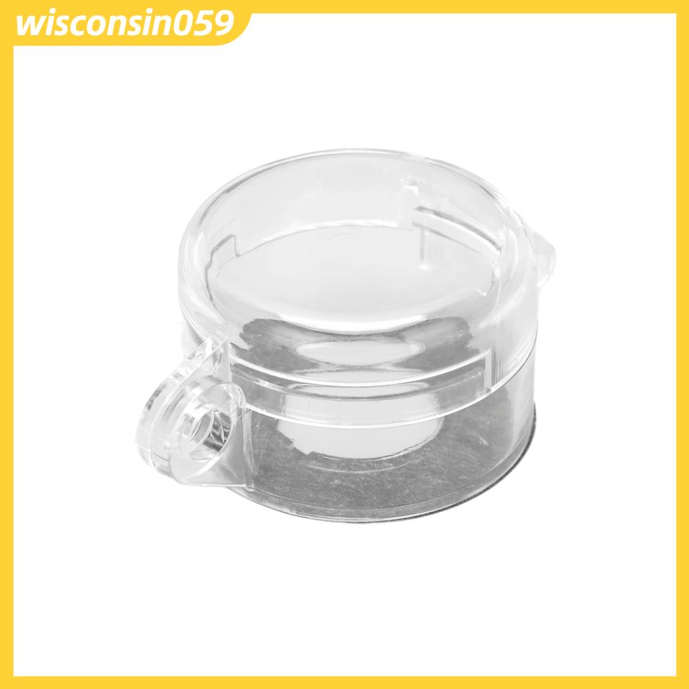 Wisconsin059 10Pcs Emergency Button Switch Cover Effective Protection No Disassembly Easily Install Stop for Industrial