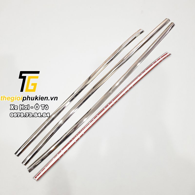 Mazda 2 2018-2020 - Nẹp viền chân kính inox cao cấp cho xe