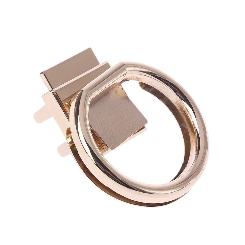 Khóa Kim Loại Tròn Xoay DIY Dành Cho Túi Xách / Ví Cầm Tay
