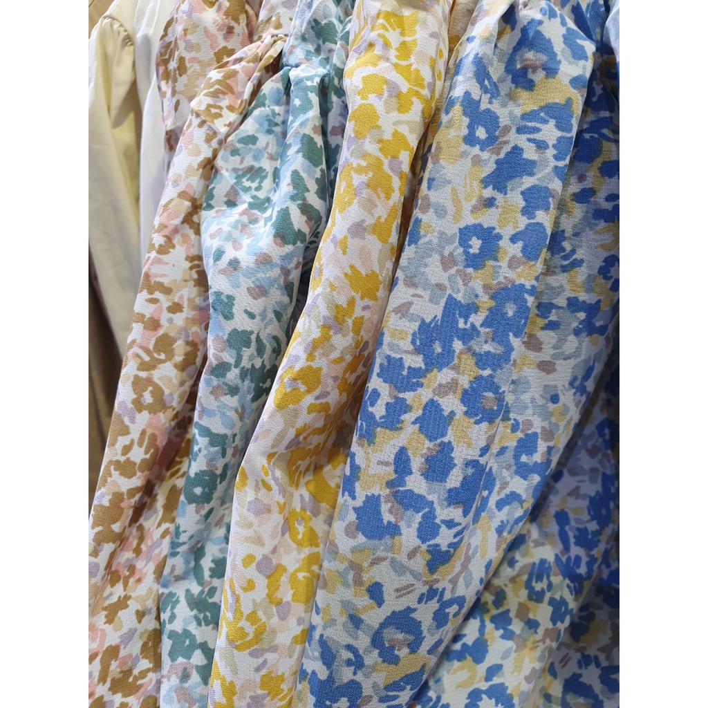 Đầm cổ tròn tay ngắn nhung thun Pumi | BigBuy360 - bigbuy360.vn