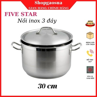 Nồi luộc gà Fivestar 30cm 3 đáy