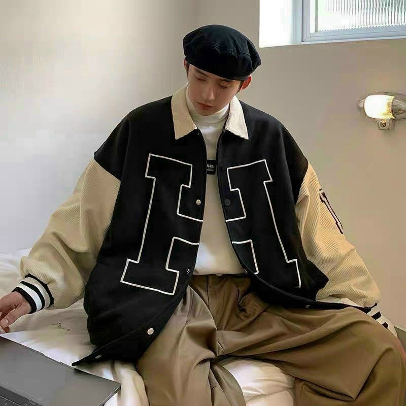 (HCM) Áo Khoác Dù Chữ H siêu đẹp - form rộng , thời trang unisex siêu đẹp - phong cách hàn quốc cực hot KM FASHION