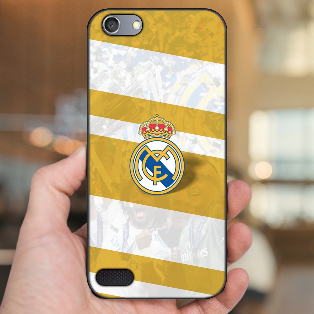 Ốp lưng Oppo A33 Neo 7 viền đen in hình Real Madrid