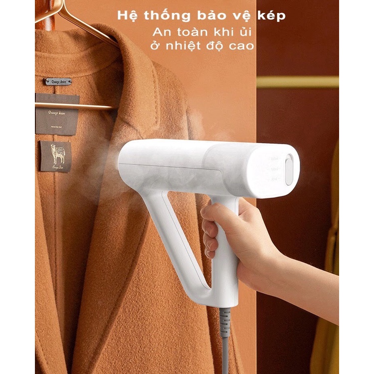 (*)GIAO HỎA TỐC Bàn Ủi Hơi Nước Cầm Tay Xiaomi DEERMA HS100