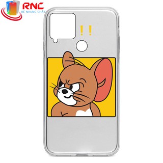 Ốp lưng Realme C15 Tom & Jerry dẻo trong Silicone in hình(sản phẩm có 8 mẫu)