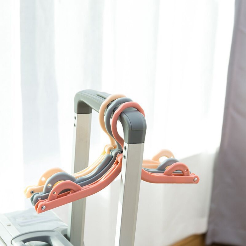 Móc treo quần áo gấp gọn chống trượt tiện lợi nhỏ gọn mang đi công tác du lịch
