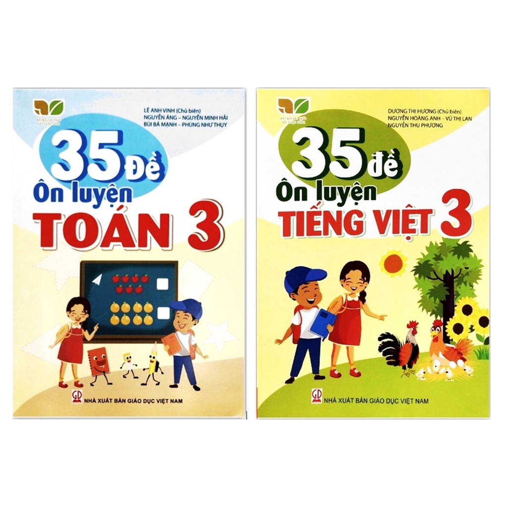 Sách - 35 đề ôn luyện Toán + Tiếng Việt lớp 3