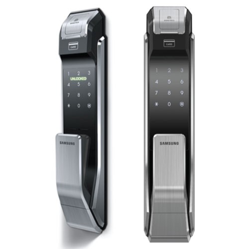 Khóa cửa vân tay hàn quốc giá rẻ samsung SHS-P718LMK