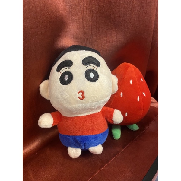 Gấu bông Crayon Shin chan Shin cậu bé bút chì nhồi bông 2hand New 99%
