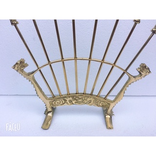 Combô Bộ bát bửu bằng đồng 65cm