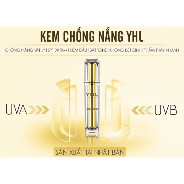 Kem chống nắng YHL của nhật bản