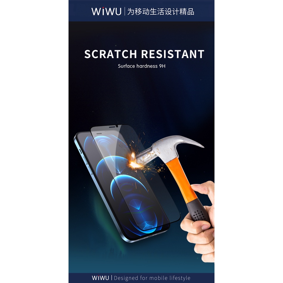 Kính Cường Lực Wiwu Ivista Super Hardness Rút Nhẹ Dễ Dán  iP 14Promax 13promax 12Promax