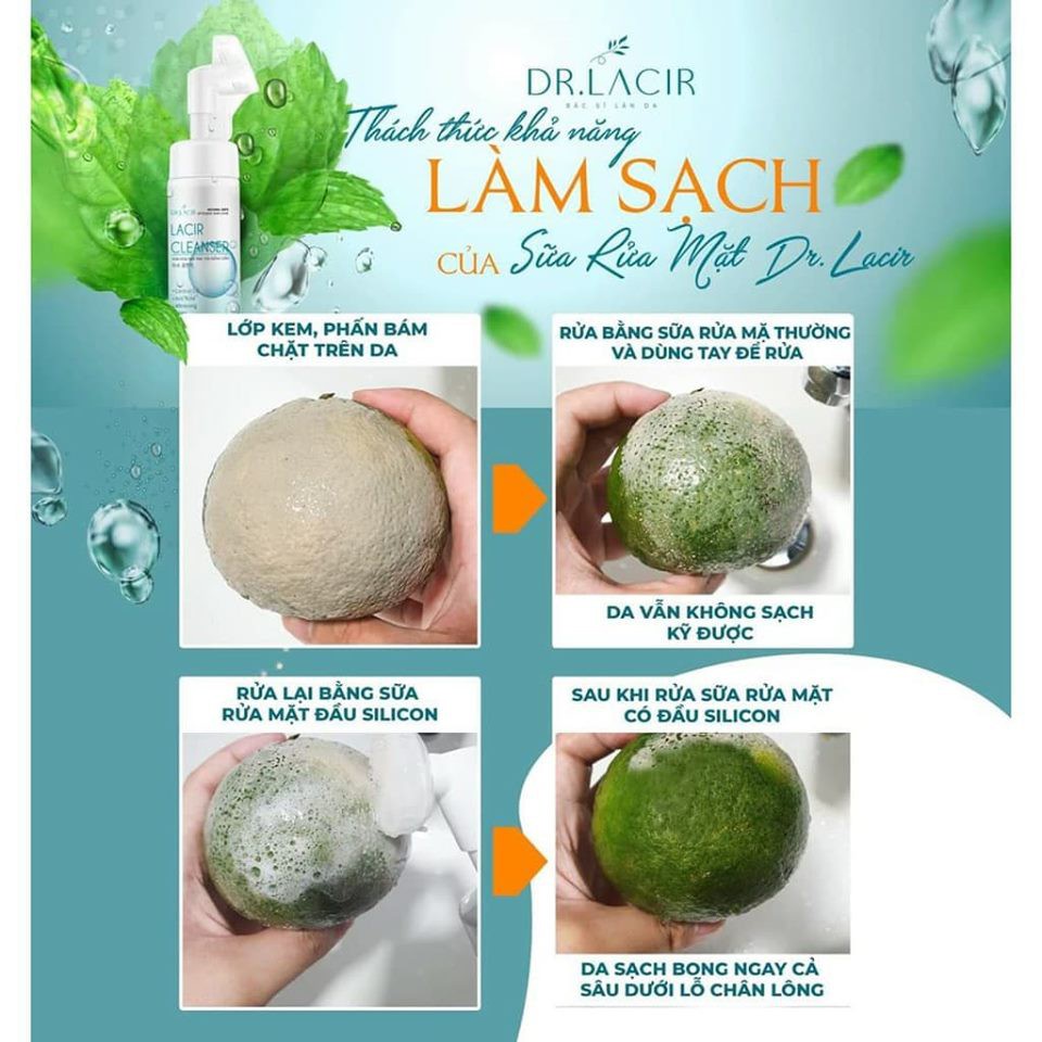 Sữa rửa mặt dịu nhẹ cho da nhạy cảm Lamer Care Dr Lacir