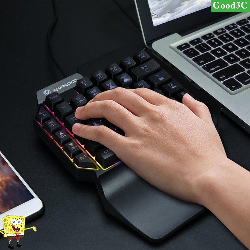 Small Keyboard One-Handed Game Membrane Keyboard Left Hand Keyboards
