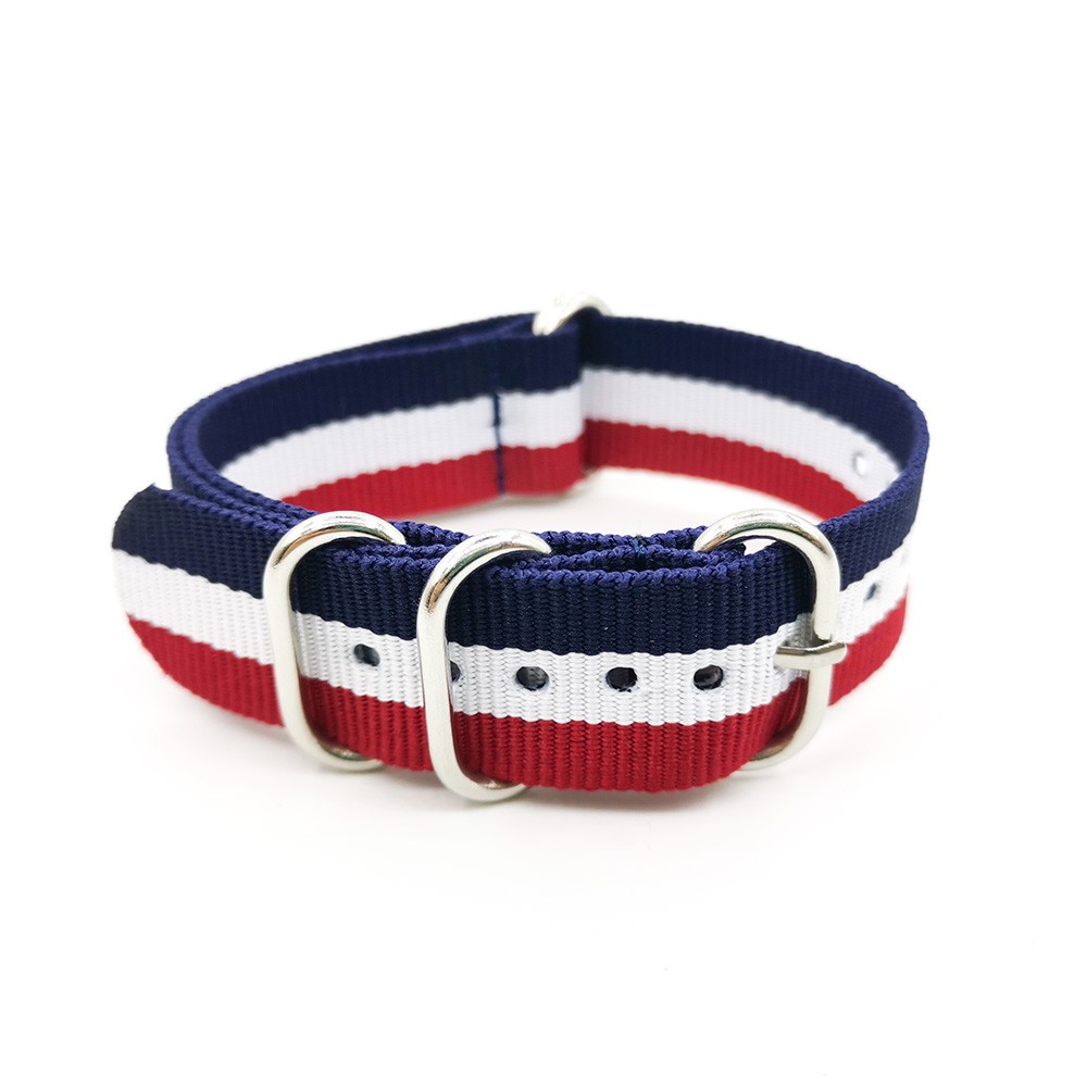 Dây Đeo Đồng Hồ Bằng Nilon Chống Thấm Nước 18mm 20mm 22mm 24mm Phong Cách Quân Đội