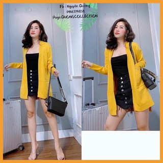 Áo khoác big size cardigan ( hình thật)