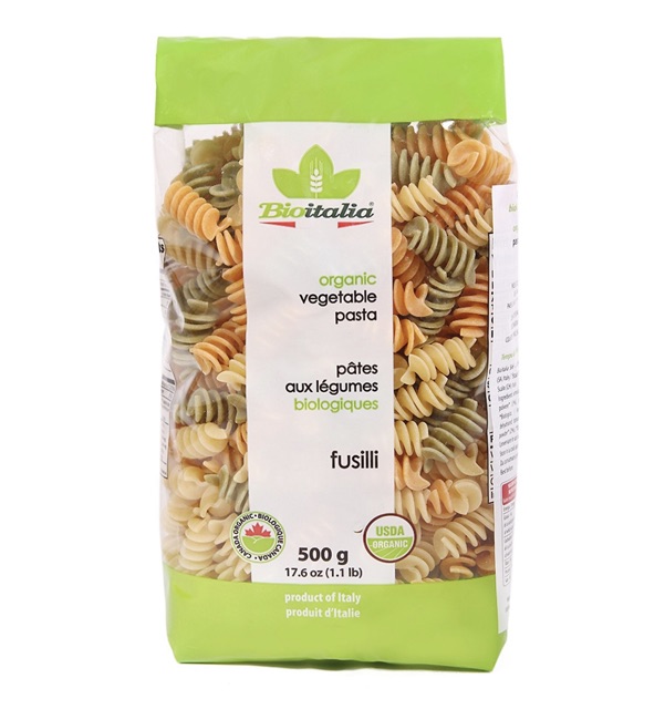 Nui hữu cơ vị rau củ Bioitalia - 500gr