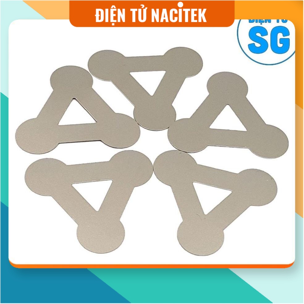 Kẽm hàn cell khối 3 pin 18650