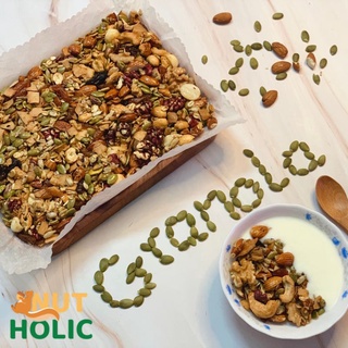 Signature Granola - Granola siêu hạt nướng mật ong nguyên chất hũ 500gr