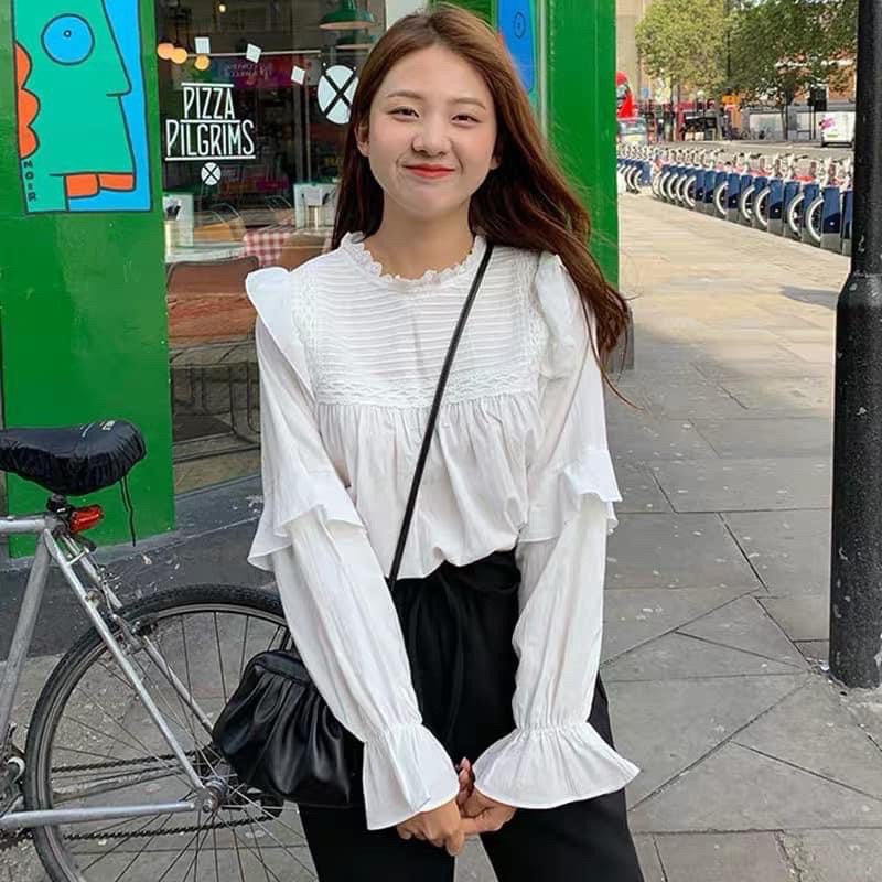 Áo babydoll cánh tiên ulzzang - Retro (hình shop tự chụp)