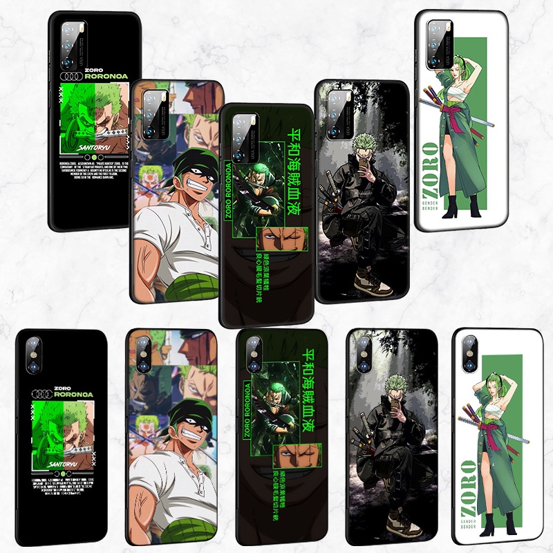 Ốp Điện Thoại Hình Roronoa Zoro One Piece Cho OPPO A15 A15s A5 A9 A8 A31 A32 A53 A73 2020 F5 F7 F9 Pro A7X GA168