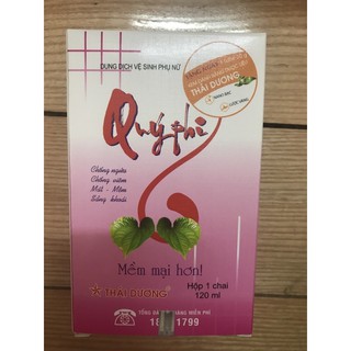 Dung dịch vệ sinh phụ nữ quý phi 120ml - chống viêm, chống ngứa, mát,mềm sáng khoái - tặng kèm tub kem đánh răng