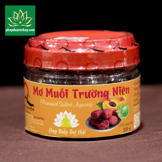 Thực Phẩm Chay - Mơ Muối Trường Niên Quy Nguyên, Hộp 220gr