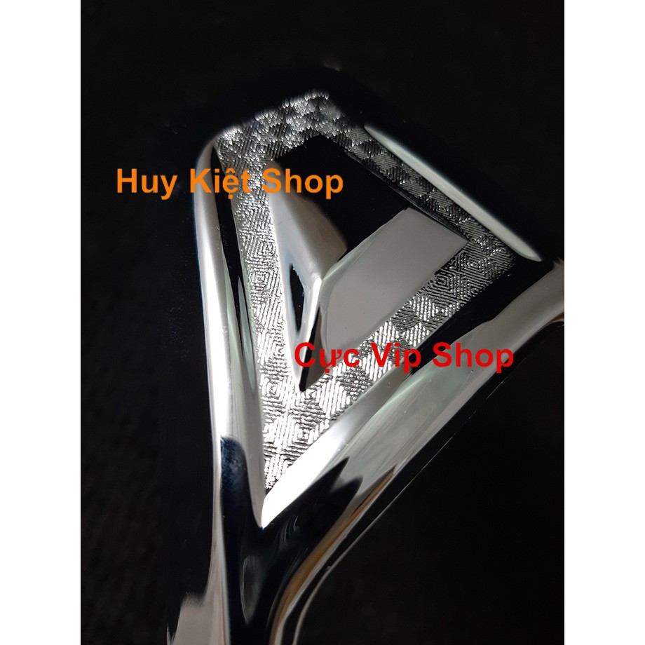 Viền Đèn Pha Trước Vision 2014 - 2019 Xi Inox Cao Cấp MS1988