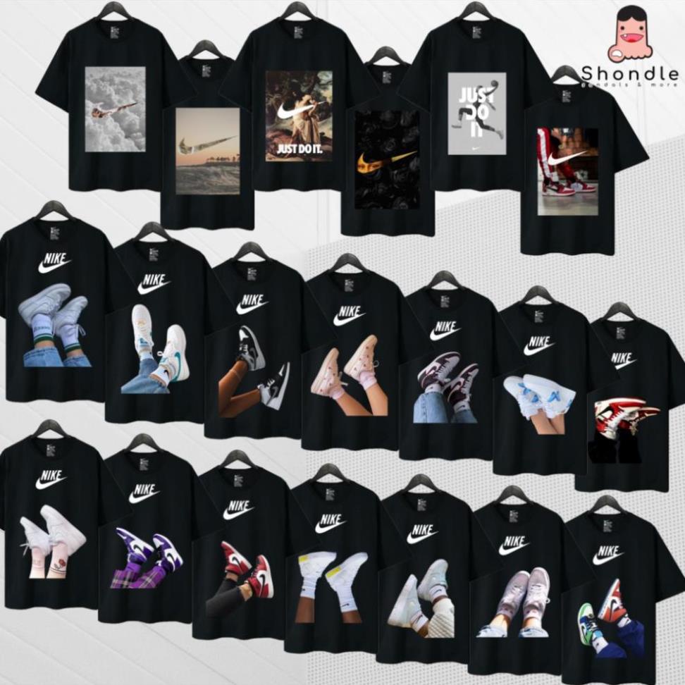 Áo Thun nike CUSTOM 16 Mẫu Hot 2022 - Màu ĐEN - Link 1 Đẹp !