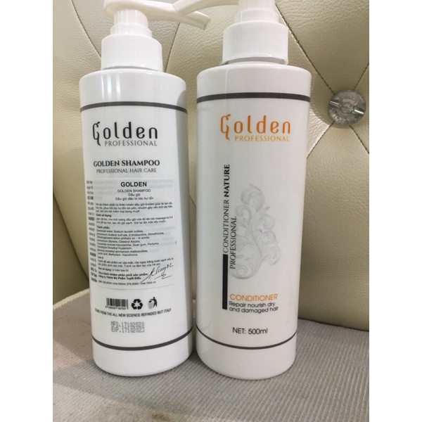 Dầu gội xả golden hương thơm văn phòng  500ml phục hồi tóc mềm mượt chống rụng tóc