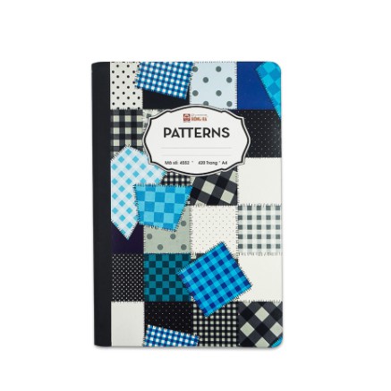 Sổ kẻ ngang Hồng Hà 420 trang Patterns (4552)