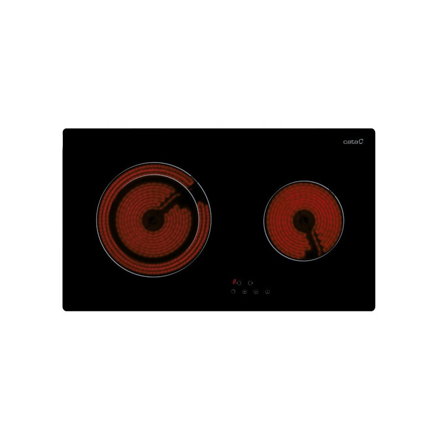 Bếp điện Cata TCD 772 - Bếp hồng ngoại đôi mặt kính đen Schott Ceran, 4200W, 9 mức công suất
