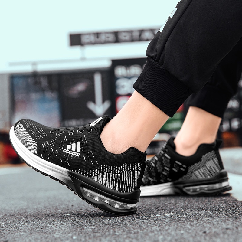 Giày Thể Thao Thời Trang Thoáng Khí Chống Trượt Chống Sốc Cho Nam