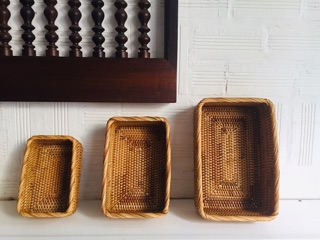 Hộp mây chữ nhật