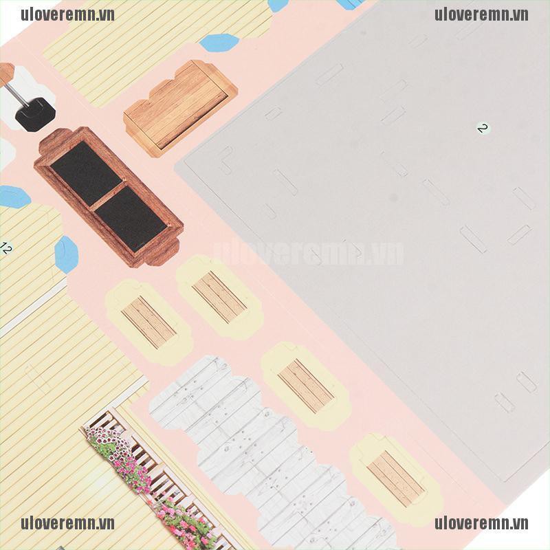 Bộ Lắp Ghép Ngôi Nhà Hoạt Hình 3D Cho Trẻ Em