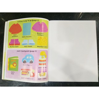 Bộ nhập - Usborne sticker book - Starting School