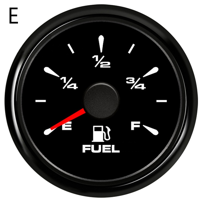 Đồng Hồ Đo Mức Nhiên Liệu EDB 5.2cm Cho Xe Hơi Tàu Thuyền