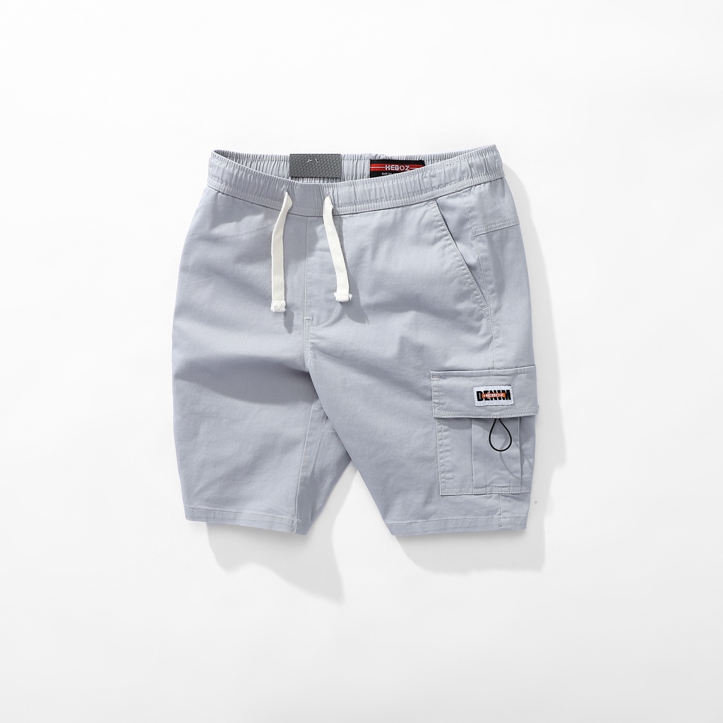 Quần short nam HEBOZ chất vải kaki, có 1 túi hộp cao cấp 3M - 00001243