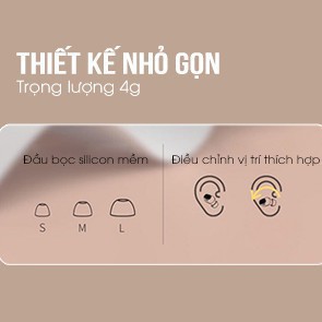 Tai Nghe Nhét Tai Không Dây Baseus Encok True Wireless Earphones WM01 Plus Hàng Chính Hãng