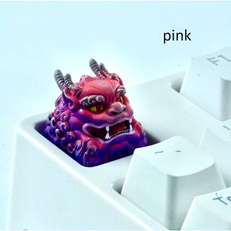 Nút bàn phím cơ Kỳ Lân.Keycap resin Asian Unicorn.Keycap Artisan