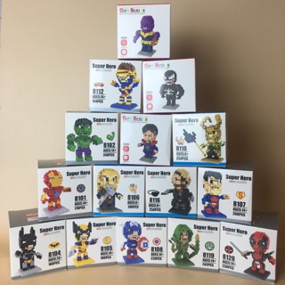 Siêu anh hùng Marvel & Dc Nanoblock