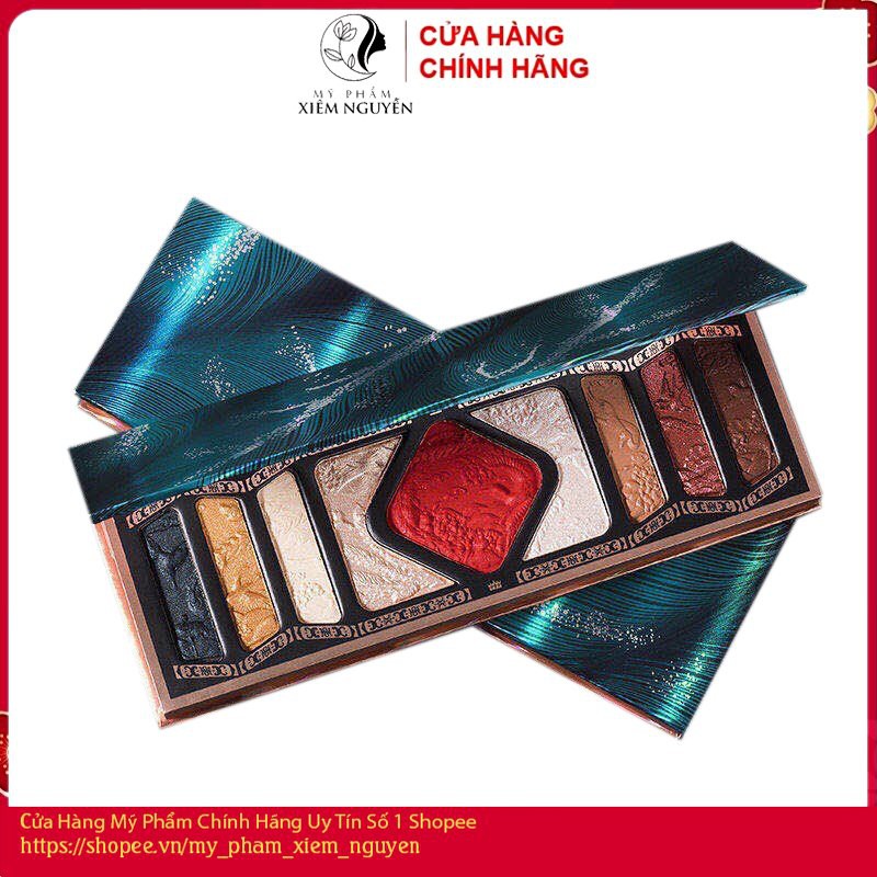 { Hàng Siêu Cấp } Phấn Mắt Nội Địa Trung- Bảng phấn mắt 9 màu sắc trọng(Hộp Đẹp Như Hình)-MS018