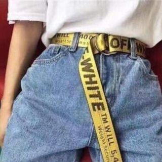 Thắt lưng Ulzzang OFF WhITe