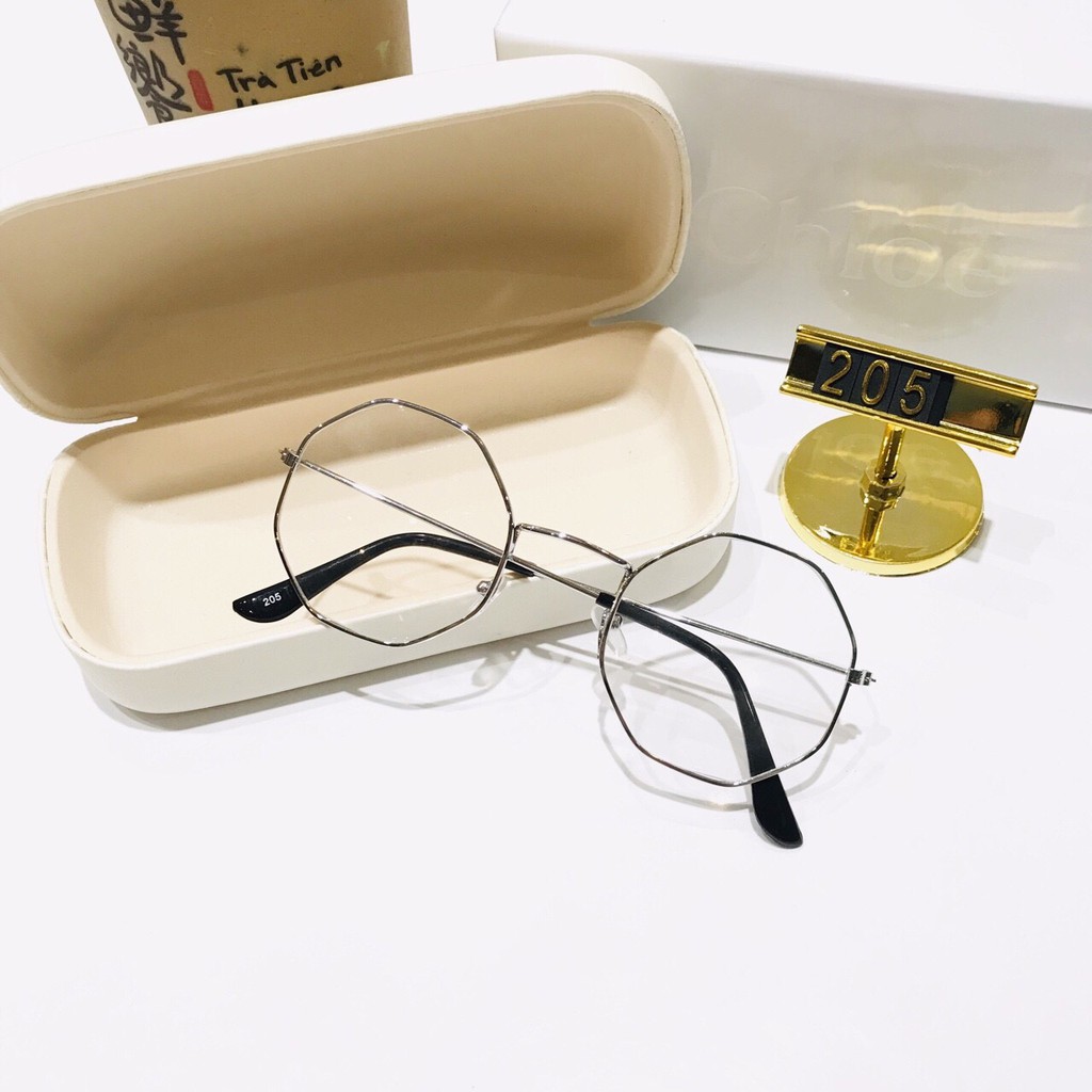 [CỰC ĐẸP] MẮT KÍNH GIẢ CẬN HOT TREND ĐA GIÁC 205 CỰC HOT | BigBuy360 - bigbuy360.vn