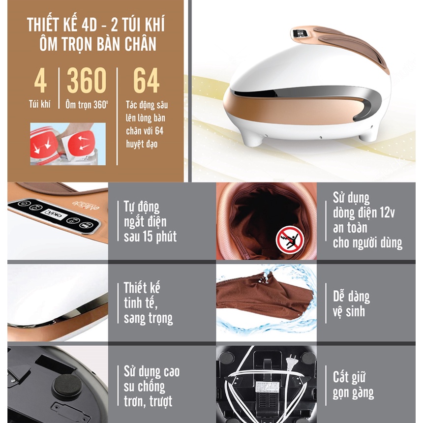 Máy Massage Chân OKIA eMiracle KWH943