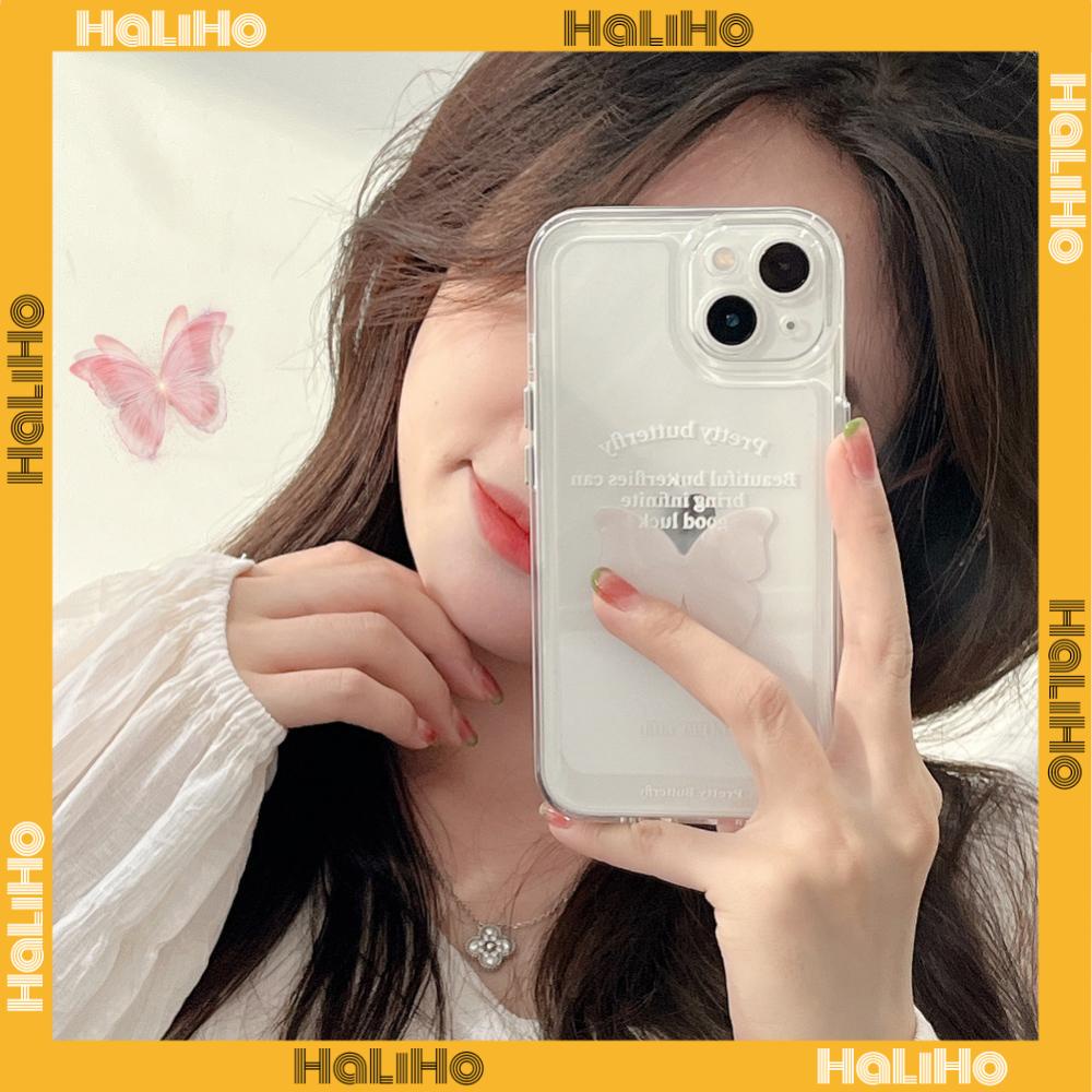 iPhone Case Silicone Soft Case Shockproof Camera Full Coverage Protection Plating Button Cute Butterfly Compatible For iPhone 11 iPhone 13 Pro Max iPhone 12 Pro Max iPhone 7 Plus