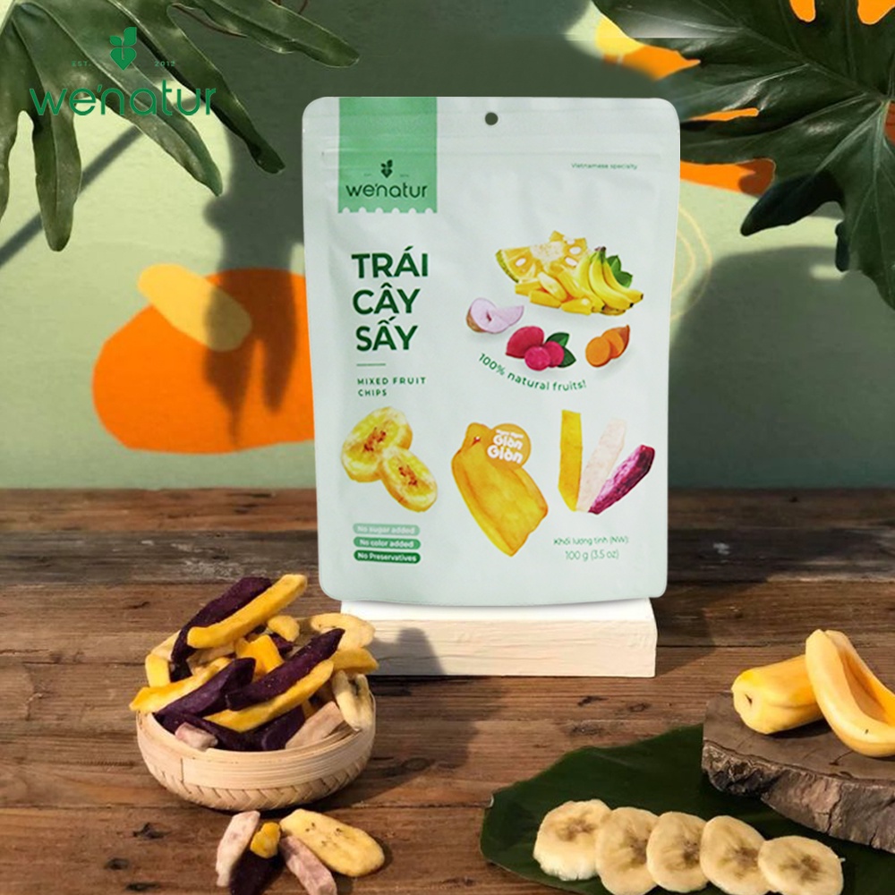 Trái Cây Sấy Giòn] Combo 2 Gói Trái Cây Sấy Giòn We'natur 100g | Shopee Việt Nam