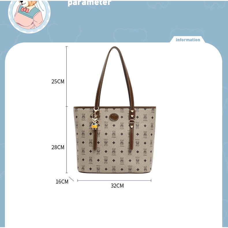 Túi tote TTWN BEAR TN2342 chính hãng